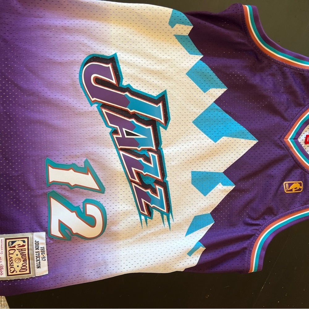 Hardwood Classics John Stockton Utah Jazz Jersey.